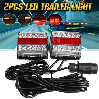 2X 12V 5 Functions 30 LED Trailer Tail Towing Light Rear Indicator Brake Reflector Number Plate Powerful Magnet Easy Fit 
2X 12V 5 Functions 30 LED Trailer Tail Towing Light Rear Indicator Brake Reflector Number Plate Powerful Magnet Easy Fit
