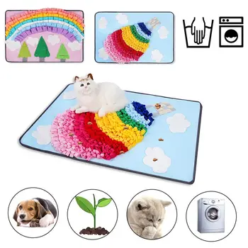 Pet Dog Snuffle Mat Dog Puzzle Toy Interactive Game Training Feeding Blanket Rainbow Hot Air Balloon Snuffle Game Training Mat
Pet Dog Snuffle Mat Dog Puzzle Toy Interactive Game Training Feeding Blanket Rainbow Hot Air Balloon Snuffle Game Training Mat