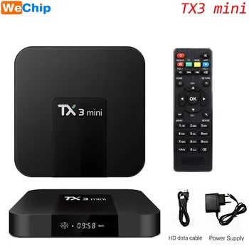 

TX3 Mini Android 7.1 Smart Tv Box 1GB+8GB 2GB+16GB Amlogic S905W Quad Core Support H.265 4K Media Player Tv Box PK X96 mini A95X