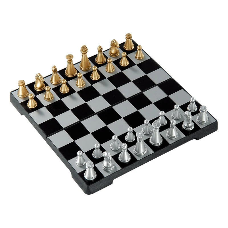 YUYU Foldable Magnetic Chess Game Medieval Chess Set Chessboard 32 Chess Pieces Gold Silver Magnetic Chess Set WPC
YUYU Foldable Magnetic Chess Game Medieval Chess Set Chessboard 32 Chess Pieces Gold Silver Magnetic Chess Set WPC