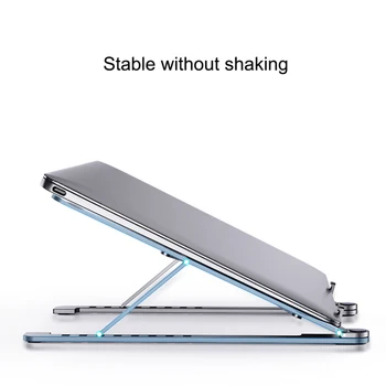 Aluminum Soporte portable, MacBook Pro tablet, portable computer stand, portable MacBook Air Pro, computer stand