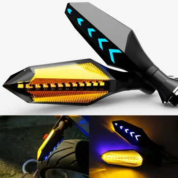 2pcs Universal Motorcycle Turn Signal Lamp Turn Signal LED Sequential Flowing Flash Lndicator Lights Amber Running Light
2pcs Universal Motorcycle Turn Signal Lamp Turn Signal LED Sequential Flowing Flash Lndicator Lights Amber Running Light