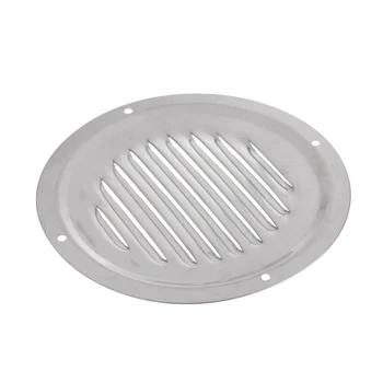 

127mm/5'' Dia. 316 Stainless Steel Yacht Boat Engine Louvred Vent Cover with 3mm/0.12'' Mount Hole