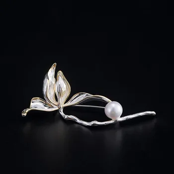 Amxiu 925 Sterling Silver Brooch Pins Two Tones Color Brooch Freshwater Pearl Brooches Accessories For Women Flower Jewelry Pin
Amxiu 925 Sterling Silver Brooch Pins Two Tones Color Brooch Freshwater Pearl Brooches Accessories For Women Flower Jewelry Pin