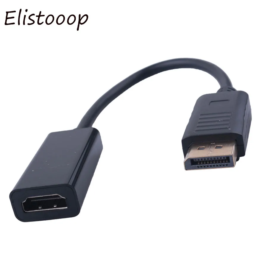 Elistooop Male To Female DP to HDMI Cable Converter Display Port to 1080P HDMI Adapter Support 1080P
Elistooop Male To Female DP to HDMI Cable Converter Display Port to 1080P HDMI Adapter Support 1080P