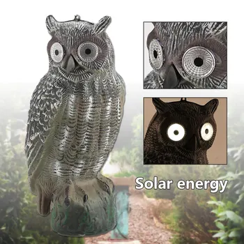 Hunting Decoy Solar Energy Pest Tree Crops From Owl Decoy Creative PE Decor Garden Realistic Yard Scarecrow Outdoors
Hunting Decoy Solar Energy Pest Tree Crops From Owl Decoy Creative PE Decor Garden Realistic Yard Scarecrow Outdoors