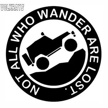 Volkrays Personality Car Sticker Not All Who Wander Are Lost Off-Road Adventure Reflective PVC Decal Black/Silver,12cm*12cm
Volkrays Personality Car Sticker Not All Who Wander Are Lost Off-Road Adventure Reflective PVC Decal Black/Silver,12cm*12cm