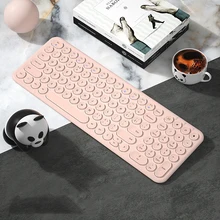 2.4G Wireless Silent Gaming Keyboard And Mouse Round Keycap Keyboard Gaming Mouse For Macbook PC Gamer Computer Laptop Keyboard
2.4G Wireless Silent Gaming Keyboard And Mouse Round Keycap Keyboard Gaming Mouse For Macbook PC Gamer Computer Laptop Keyboard