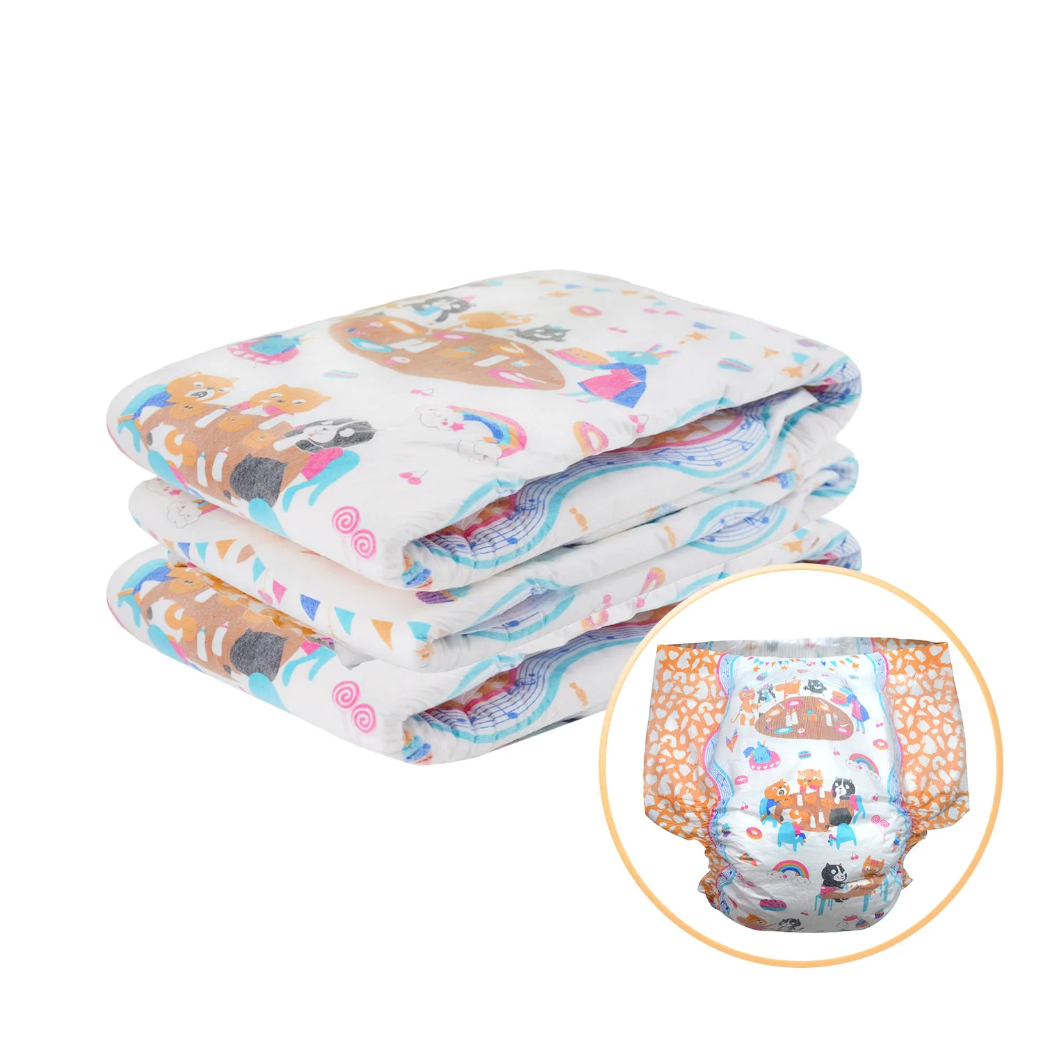 Rainbow Week Diaper ABDL Extra Large Size Diaper Stretchy Waist DDLG Diaper Dummy Dom 6000ml Absorbtive 3pcs In A Pack
Rainbow Week Diaper ABDL Extra Large Size Diaper Stretchy Waist DDLG Diaper Dummy Dom 6000ml Absorbtive 3pcs In A Pack