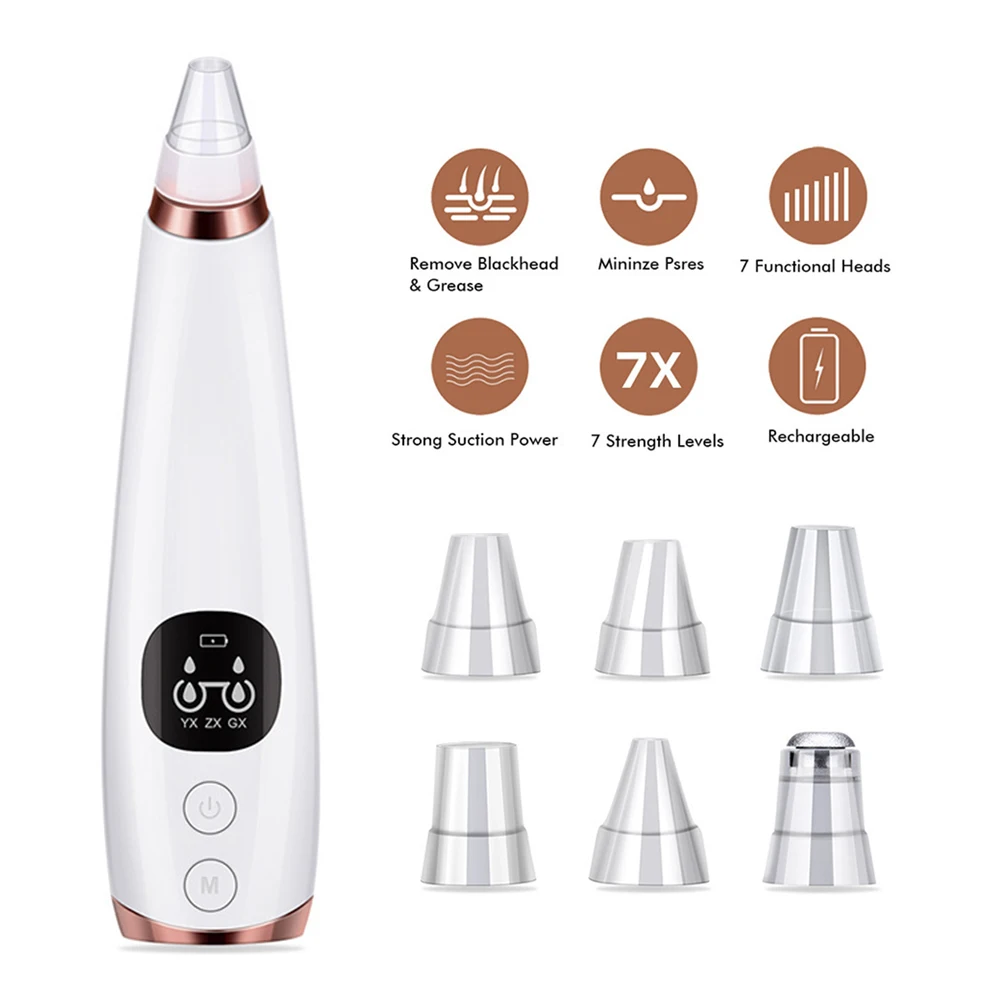Electric Blackhead Remover Nose Deep T Zone Acne Remover Artifact Multi-Function Beauty Device Facial Skin Care Cleans Pores
Electric Blackhead Remover Nose Deep T Zone Acne Remover Artifact Multi-Function Beauty Device Facial Skin Care Cleans Pores