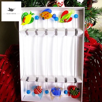 6pcs New custom glass Cocktail Drink Stirrer Swizzle Stick coffee stirrer Bar tableware glass Tropical fish ornament drink mixer 
6pcs New custom glass Cocktail Drink Stirrer Swizzle Stick coffee stirrer Bar tableware glass Tropical fish ornament drink mixer