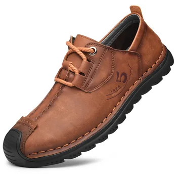 Soft Men Loafers Shoes Comfortable Brand Handmade Sneakers Male Italy Stylish Moccasins Big Size Genuine Leather Chaussure Homme 
Soft Men Loafers Shoes Comfortable Brand Handmade Sneakers Male Italy Stylish Moccasins Big Size Genuine Leather Chaussure Homme