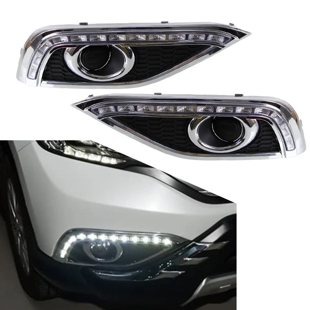 Белые светодиодные дневные ходовые огни DRL для Honda CR-V CRV 2012 2013 2014 автомобильные запасные аксессуары 1 пара
Белые светодиодные дневные ходовые огни DRL для Honda CR-V CRV 2012 2013 2014 автомобильные запасные аксессуары 1 пара