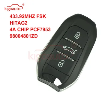 OEM Kigoauto 3 Button Smart Remote Key 433MHz 4A Chip for Peugeot 508 Citroen DS4 DS5 with Emergency Key 
OEM Kigoauto 3 Button Smart Remote Key 433MHz 4A Chip for Peugeot 508 Citroen DS4 DS5 with Emergency Key