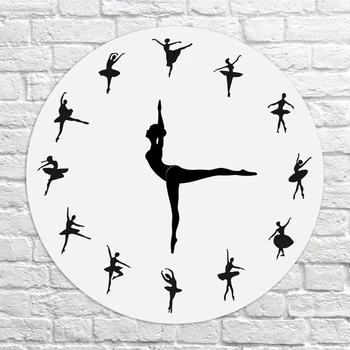 Hot XD-Charming Ballerina Wall Clock Baby Girl Nursery Decor Ballet Dancer Modern Wall Clock Ballet Dancing Girl Needle Hand Wal
Hot XD-Charming Ballerina Wall Clock Baby Girl Nursery Decor Ballet Dancer Modern Wall Clock Ballet Dancing Girl Needle Hand Wal