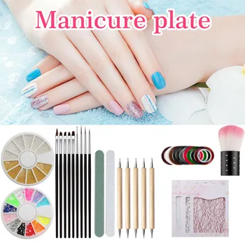 Professional Nail Art Acrylic Powder Liquid Tips Practice Tool Full KitNail Files Nail Pen Rhinestones Decoration Manicure Tools
Professional Nail Art Acrylic Powder Liquid Tips Practice Tool Full KitNail Files Nail Pen Rhinestones Decoration Manicure Tools