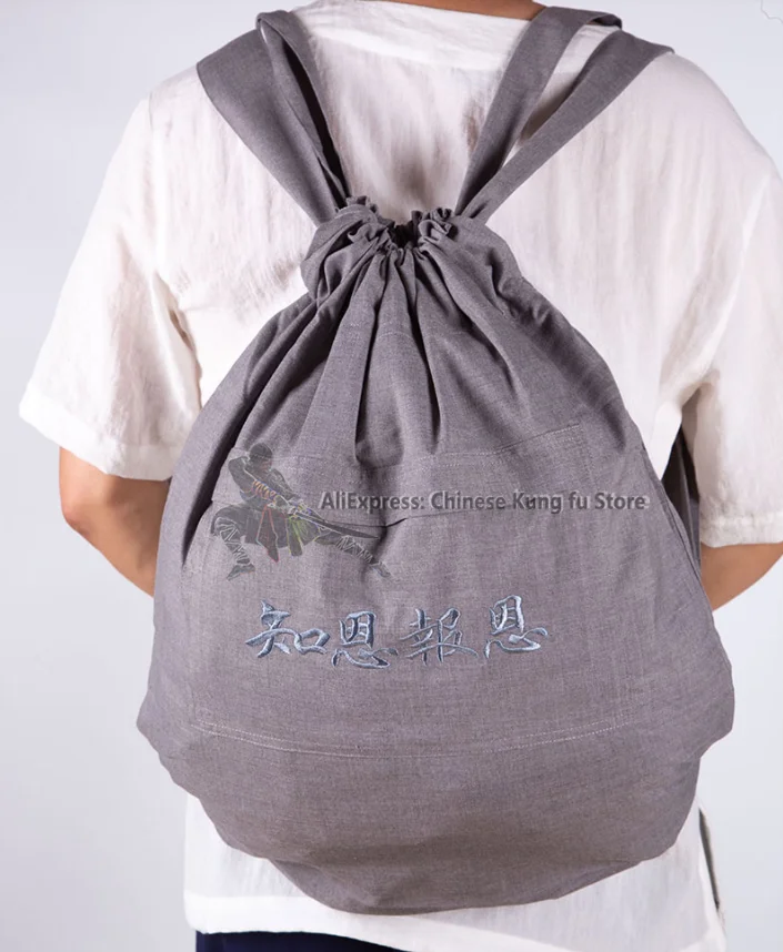 Men's Women's Beautiful Buddhist Monk Bag Zen Meditation Backpack with Embroidery
Men's Women's Beautiful Buddhist Monk Bag Zen Meditation Backpack with Embroidery
