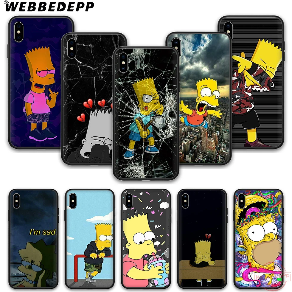 WEBBEDEPP The Simpson soft silicone phone case for iPhone 5 6 7 8 Plus X XS XR XS Max.11 11peo 11proMax
WEBBEDEPP The Simpson soft silicone phone case for iPhone 5 6 7 8 Plus X XS XR XS Max.11 11peo 11proMax