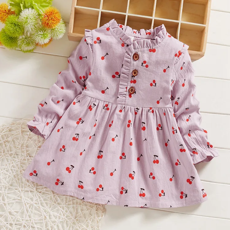 Pure cotton girl dress 2019 fall new children's long-sleeved broken flower dress little girl dress baby child dress
Pure cotton girl dress 2019 fall new children's long-sleeved broken flower dress little girl dress baby child dress