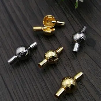 5PCS/Lot Stainless Steel Bayonet Clasp PushLock Ball Buckle Leather Cord Clasps for Necklace Bracelet Diy Jewelry Makings
5PCS/Lot Stainless Steel Bayonet Clasp PushLock Ball Buckle Leather Cord Clasps for Necklace Bracelet Diy Jewelry Makings