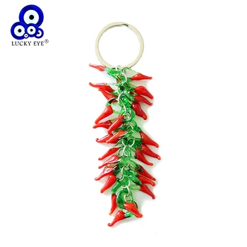 Lucky Eye Red Pepper Charm Keychain Silver Color Ring Car keyring Key Chain Holder Wall Hanging Jewelry for Women Men LE245
Lucky Eye Red Pepper Charm Keychain Silver Color Ring Car keyring Key Chain Holder Wall Hanging Jewelry for Women Men LE245