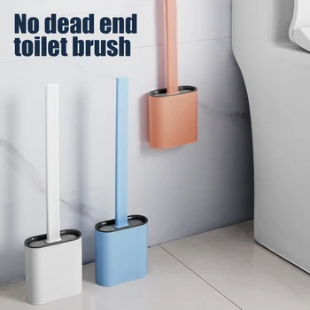 Silicone Wc Toilet Brush Wall Mounted Flat Head Flexible Soft Bristles Brush Toilet Bowl Cleaning Brush Bathroom Clean Tool PI66 
Silicone Wc Toilet Brush Wall Mounted Flat Head Flexible Soft Bristles Brush Toilet Bowl Cleaning Brush Bathroom Clean Tool PI66