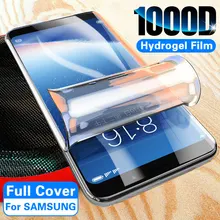 Film Hydrogel protecteur d'écran, pas du verre, pour Samsung Galaxy Note 7 8 2 3 4 5 neo N7100 N9000 N9100 N9200=