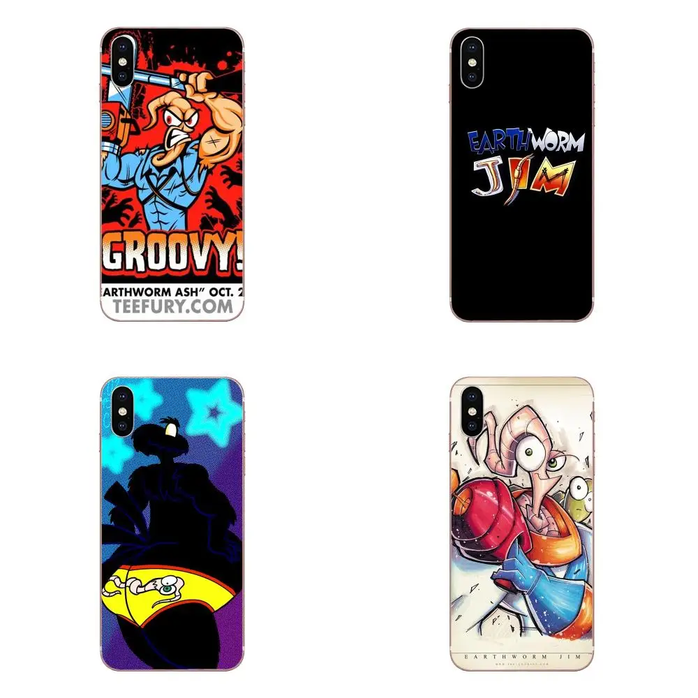 Забавный мультяшный дождевой червь Jim для Xiaomi Mi3 Mi4 Mi4C Mi4i Mi5 Mi 5S 5X 6 6X 8 SE Pro Lite A1 Max Mix 2