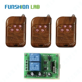 FUNSHION 433MHz Universal Remote Control Switch DC12V 2 CH RF Relay Receiver Module + 433Mhz Wireless Remote Control Switch Gate
FUNSHION 433MHz Universal Remote Control Switch DC12V 2 CH RF Relay Receiver Module + 433Mhz Wireless Remote Control Switch Gate