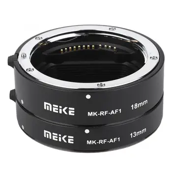 Meike MK-RF-AF1 Metal Automatic Focusing Macro Lens 13mm 18mm Extension Tube Adapter Ring for Canon EOS-R EOS-RF EOS-RP Camera
Meike MK-RF-AF1 Metal Automatic Focusing Macro Lens 13mm 18mm Extension Tube Adapter Ring for Canon EOS-R EOS-RF EOS-RP Camera