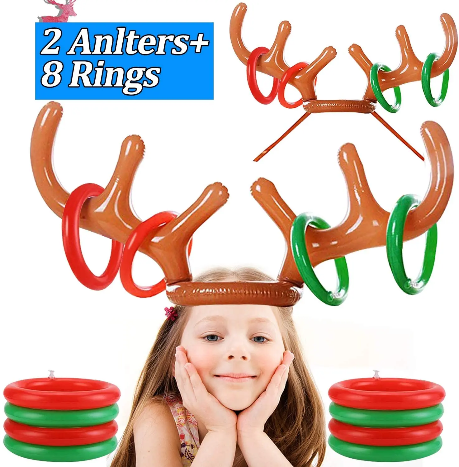 2pcs Inflatable Reindeer Antlers Hat Ring Inflator Kit Christmas Xmas New Year Festival Holiday Party Toss Game Toys
2pcs Inflatable Reindeer Antlers Hat Ring Inflator Kit Christmas Xmas New Year Festival Holiday Party Toss Game Toys