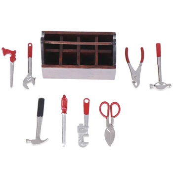 New 1:12 Dollhouse Accessories Mini Toolbox Handmade DIY Doll House Mini Furniture Model Tools Sets
New 1:12 Dollhouse Accessories Mini Toolbox Handmade DIY Doll House Mini Furniture Model Tools Sets