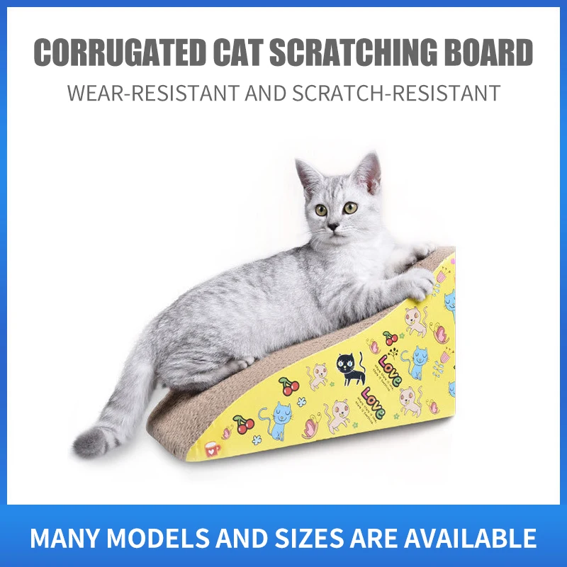 Corrugated Cat Scratch Board Pad Grinding Nails Interactive Protecting Furniture Cat Toy Large Size Cat Scratcher Toy Cardboard
Corrugated Cat Scratch Board Pad Grinding Nails Interactive Protecting Furniture Cat Toy Large Size Cat Scratcher Toy Cardboard
