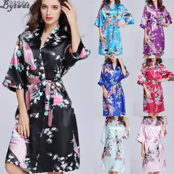 Fashion 2019 Women´s Floral Lace Up Satin Robe Kimono Dress Short Sleeve Gown Babydoll Wedding Party Bridesmaid Sleepwear New
Fashion 2019 Women´s Floral Lace Up Satin Robe Kimono Dress Short Sleeve Gown Babydoll Wedding Party Bridesmaid Sleepwear New
