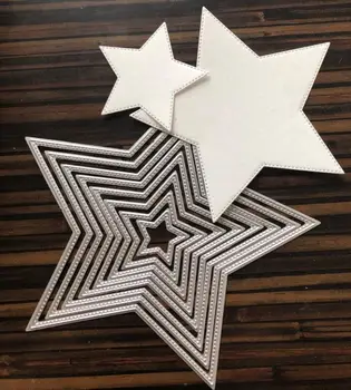 8pcs Star Frames Metal Cutting Die For DIY Scrapbooking Paper Cards Die Cuts Photo Album Making plantillas stencil manualidades
8pcs Star Frames Metal Cutting Die For DIY Scrapbooking Paper Cards Die Cuts Photo Album Making plantillas stencil manualidades