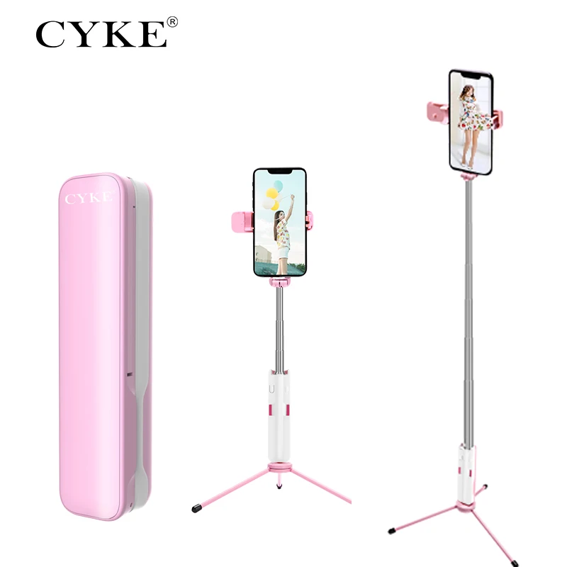 CYKE M1 portable Folding wired-control mini selfie stick can be connected to a tripod for ios/android
CYKE M1 portable Folding wired-control mini selfie stick can be connected to a tripod for ios/android