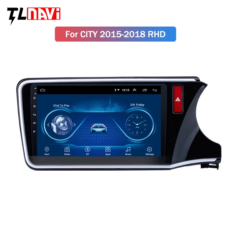 Excellent 10.1"Android 8.1 for 2014 2015 2016 2017 HONDA CITY RHD Radio car multimedia player with WIFI Bluetooth SWC 1 Excellent 10.1"Android 8.1 for 2014 2015 2016 2017 HONDA CITY RHD Radio car multimedia player with WIFI Bluetooth SWC 1