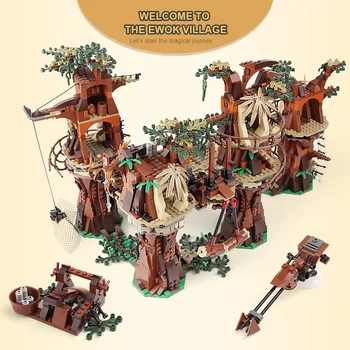 1990pcs Wars on Star 05047 Ewok Village Building Blocks Bricks Compatible with 10236 Set Kit Kid Birthday Christmas Toys
1990pcs Wars on Star 05047 Ewok Village Building Blocks Bricks Compatible with 10236 Set Kit Kid Birthday Christmas Toys