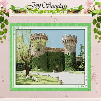 Rural Old Castle Patterns Counted Cross Stitch 11 14CT Cross Stitch Set Wholesale Scenery Cross-stitch Kit Embroidery Needlework
Rural Old Castle Patterns Counted Cross Stitch 11 14CT Cross Stitch Set Wholesale Scenery Cross-stitch Kit Embroidery Needlework