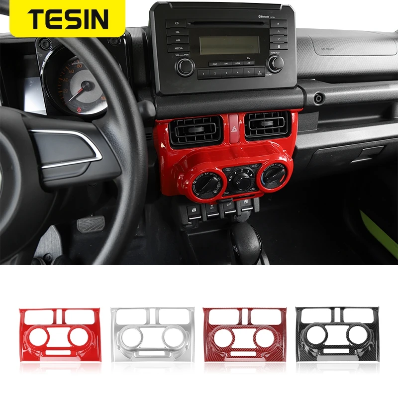 TESIN Interior Accessories for Suzuki Jimny Manu Auto Car Air Conditioning Control Panel Decorate Cover for Suzuki Jimny 2019+
TESIN Interior Accessories for Suzuki Jimny Manu Auto Car Air Conditioning Control Panel Decorate Cover for Suzuki Jimny 2019+