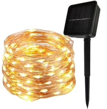 20/15/10/5M LED Solar Light String Charging Fairy Copper Wire Outdoor Waterproof Garden Decoration Tri-color Party Decoration
20/15/10/5M LED Solar Light String Charging Fairy Copper Wire Outdoor Waterproof Garden Decoration Tri-color Party Decoration