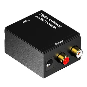 Coaxial Digital to Analog RCA 3.5mm Audio Fiber Optic Signal Converter Adapter
Coaxial Digital to Analog RCA 3.5mm Audio Fiber Optic Signal Converter Adapter