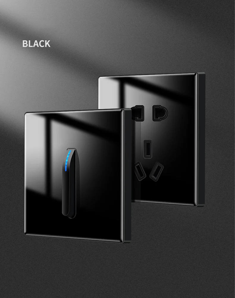 Avoir Light Switch USB Wall Electrical Sockets Black Glass Panel 1 2 3 4Gang Key Button Switch EU FR UK Plug 3 5Hole Outlet 220V Hdbccffe8c167453bb6fd564c733cf3b2d Hdbccffe8c167453bb6fd564c733cf3b2d Avoir Light Switch USB Wall Electrical Sockets Black Glass Panel 1 2 3 4Gang Key Button Switch EU FR UK Plug 3 5Hole Outlet 220V