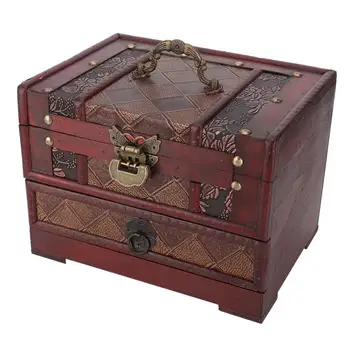 Multi-Layer Jewelry Storage Box Dust-proof Wooden Necklace Earrings Storage Container Box Jewelry Holder Decoration Organizer
Multi-Layer Jewelry Storage Box Dust-proof Wooden Necklace Earrings Storage Container Box Jewelry Holder Decoration Organizer