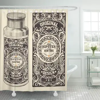 Shower Curtain Label Vintage Retro Bottle Medicine Premium Old Victorian Baroque Shower Curtains Sets with 12 Hooks 72 x 72
Shower Curtain Label Vintage Retro Bottle Medicine Premium Old Victorian Baroque Shower Curtains Sets with 12 Hooks 72 x 72