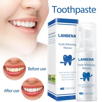 Teeth Whitening Teeth Mousse Toothpaste Deep Cleansing Whitening Toothpaste Anti-Gum Toothpaste
Teeth Whitening Teeth Mousse Toothpaste Deep Cleansing Whitening Toothpaste Anti-Gum Toothpaste
