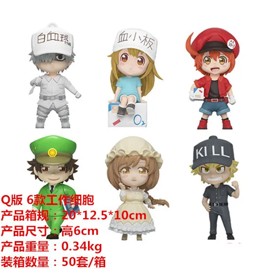 Anime Work Cells Platelet-Leukocyte 6-Work Cells Capsule Toy Cute Capsule Toy Garage Kit Decoration
Anime Work Cells Platelet-Leukocyte 6-Work Cells Capsule Toy Cute Capsule Toy Garage Kit Decoration