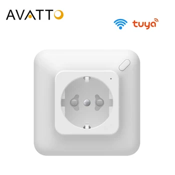 AVATTO Tuya 16A EU WiFi Smart Wall Socket with Power Monitor, Smart Wall Outlet Work for Google Home, Alexa, Smart Life APP
AVATTO Tuya 16A EU WiFi Smart Wall Socket with Power Monitor, Smart Wall Outlet Work for Google Home, Alexa, Smart Life APP