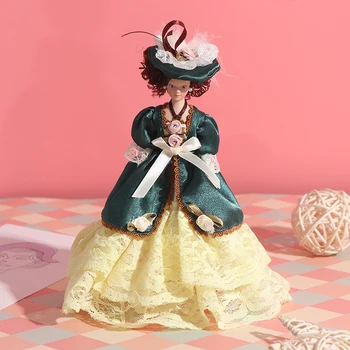 1:12 Dollhouse Beautiful Miniature Porcelain Dolls Victorian Lady Green Dress Miss Lady
1:12 Dollhouse Beautiful Miniature Porcelain Dolls Victorian Lady Green Dress Miss Lady