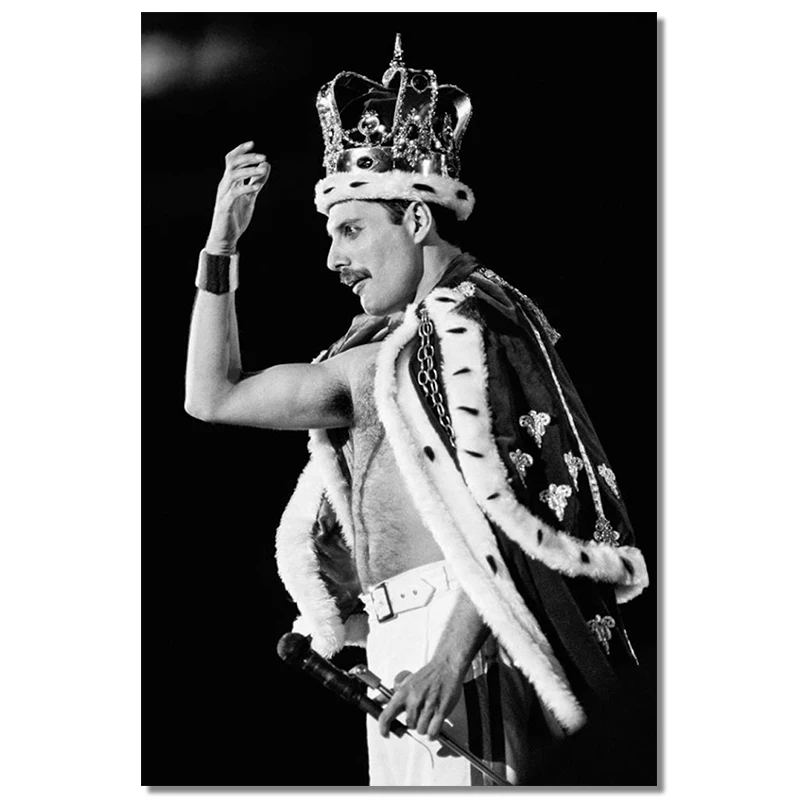 Killer QUEEN - Freddie Mercury Legend Oil Painting on Canvas Cuadros Posters and Prints Scandinavian Wall Art Picture Home Decor • Colma.do™ • 2023 •